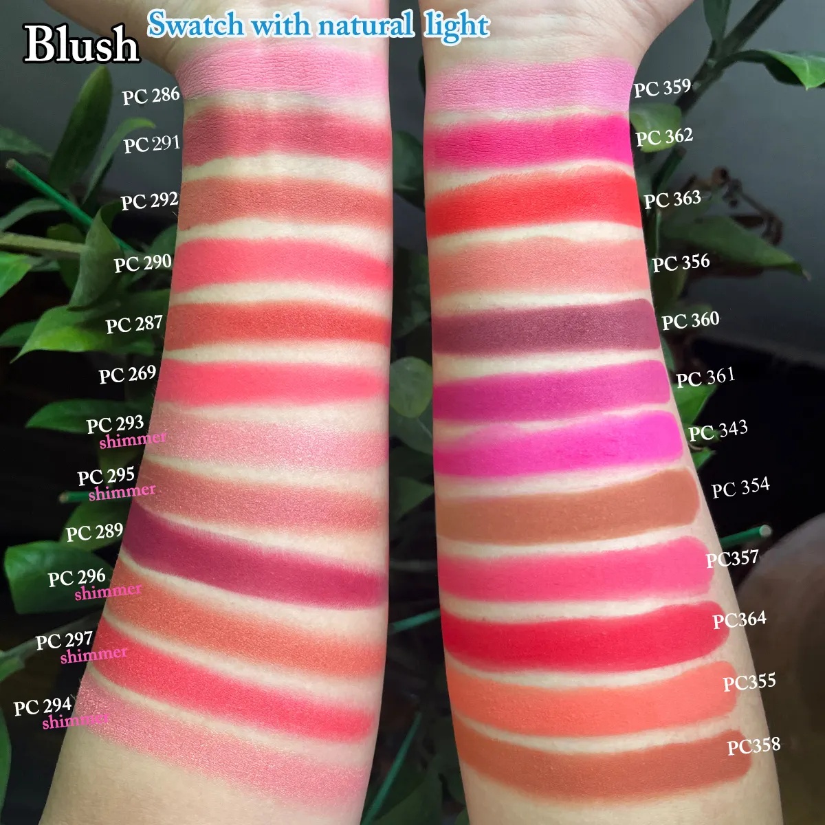 Cosmetic Professional Blush Palette Private Label Cruelty Free Luxury Vegan Pigment Pink Make up Palette