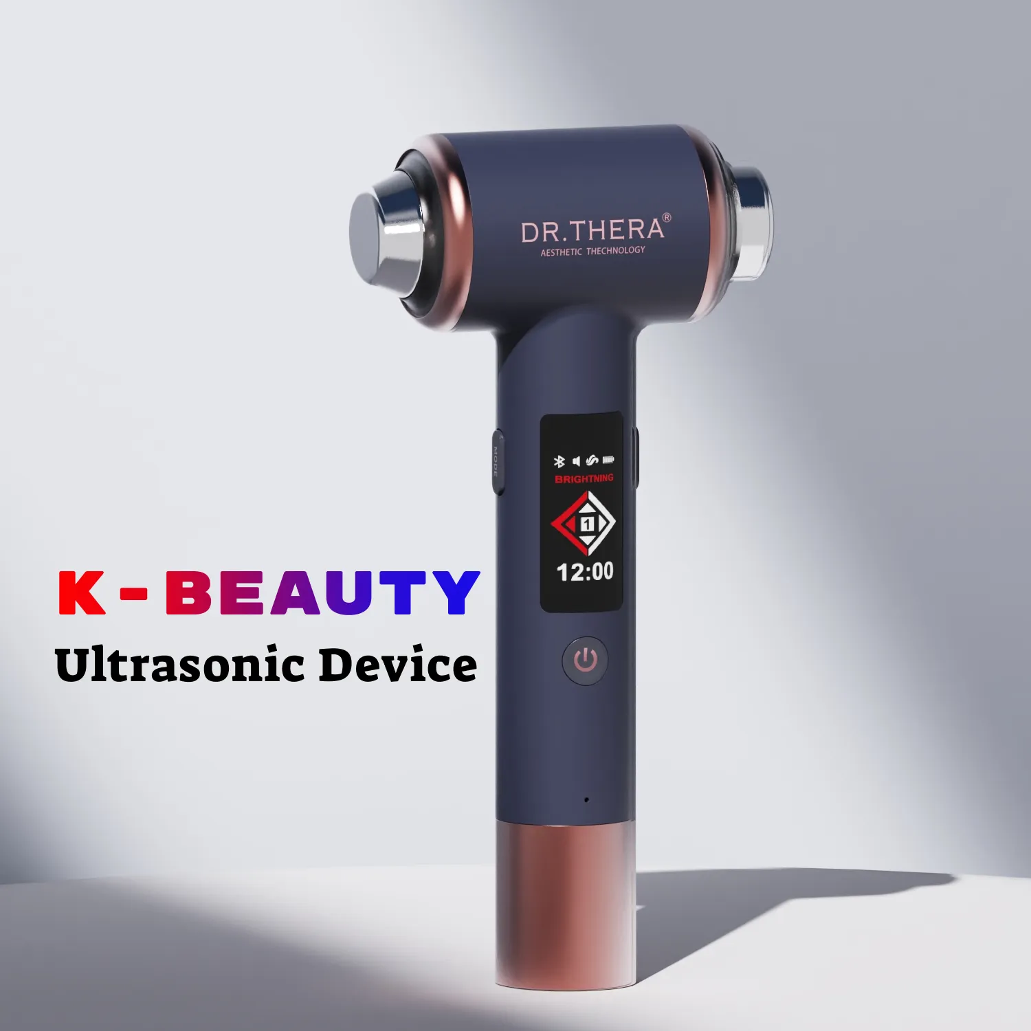 Dr. Thera-Duo RF & Ultrasonic Facial and Neck Skincare Tool for Skin Tightening & Rejuvenation
