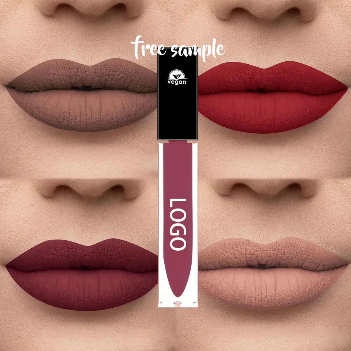 Low Moq Custom logo Lip Stick Vegan Cruelty Free Liquid Lipstick Waterproof Long Lasting Lipstick Private Label Matte Lipstick