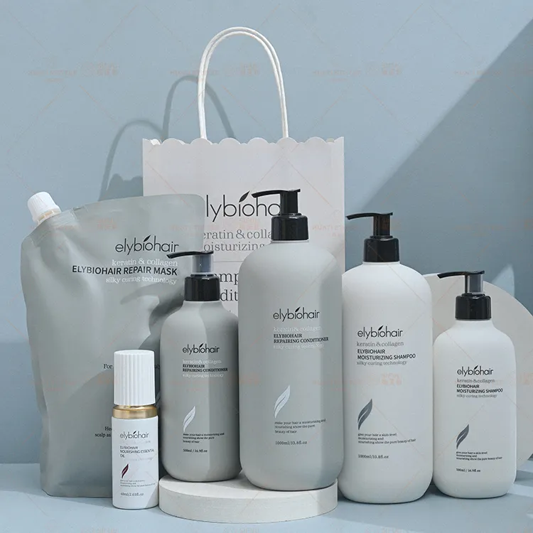 Huati Sifuli Elybiohair Biotin Hair Skin Volumizing Biotin Shampoo and Conditioner Product Moisturizing