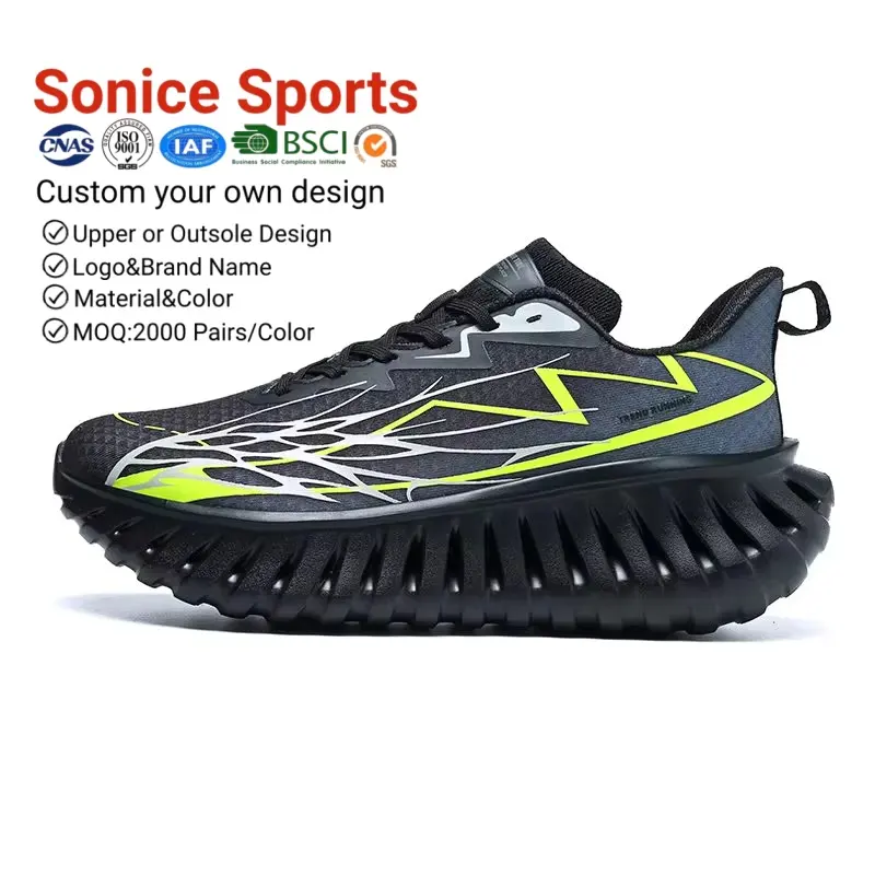 Factory Custom Unisex Sports Running Shoes Fashionable Casual Design Comfortable Logo Spring/Summer Season