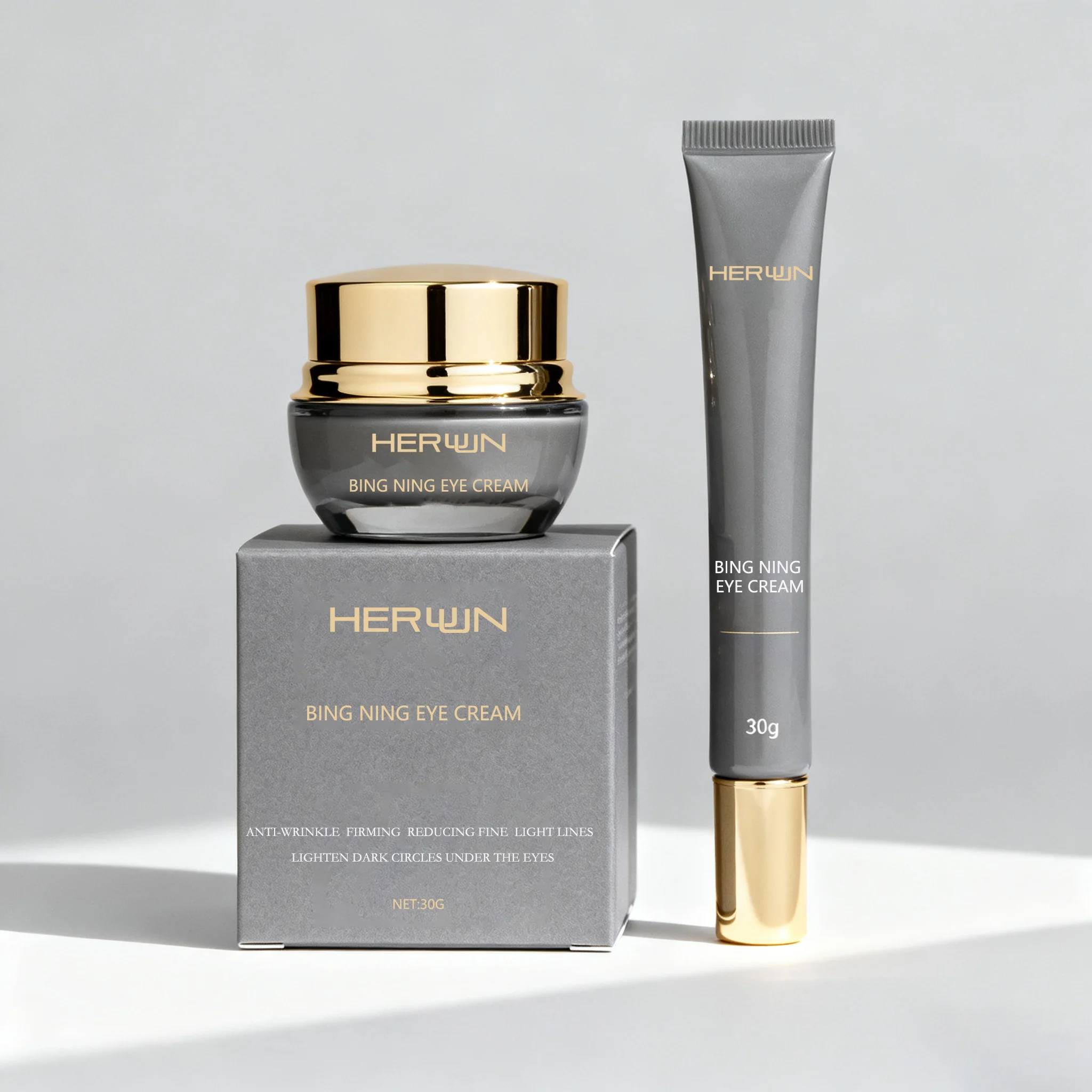 High-end Cosmetic Ice Cream Eye Cream Hydrates, Moisturizes, Tightens, Reduces Fine Lines and Removes Dark Circles for Eye Care