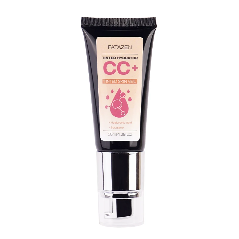 OEM Beauty Products Liquid CC Cream Whitening Moisturizing Cosmetics Foundation Concealer Color Control Tinted Hydrater CC Cream