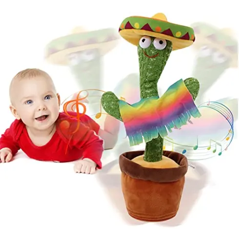 Unisex Dancing Cactus Toy Popular Plush Toy From Manufacturers Filled with PP Cotton