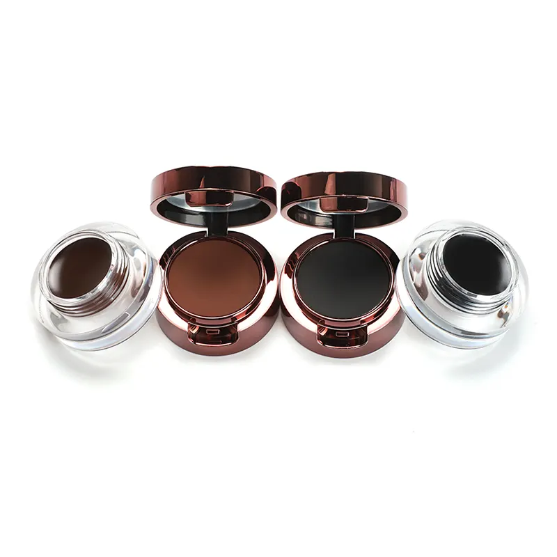 Beauty Make up Kit Cosmetics 2 in 1 Eye Brow Powder Liner Cream for Women Make up Set