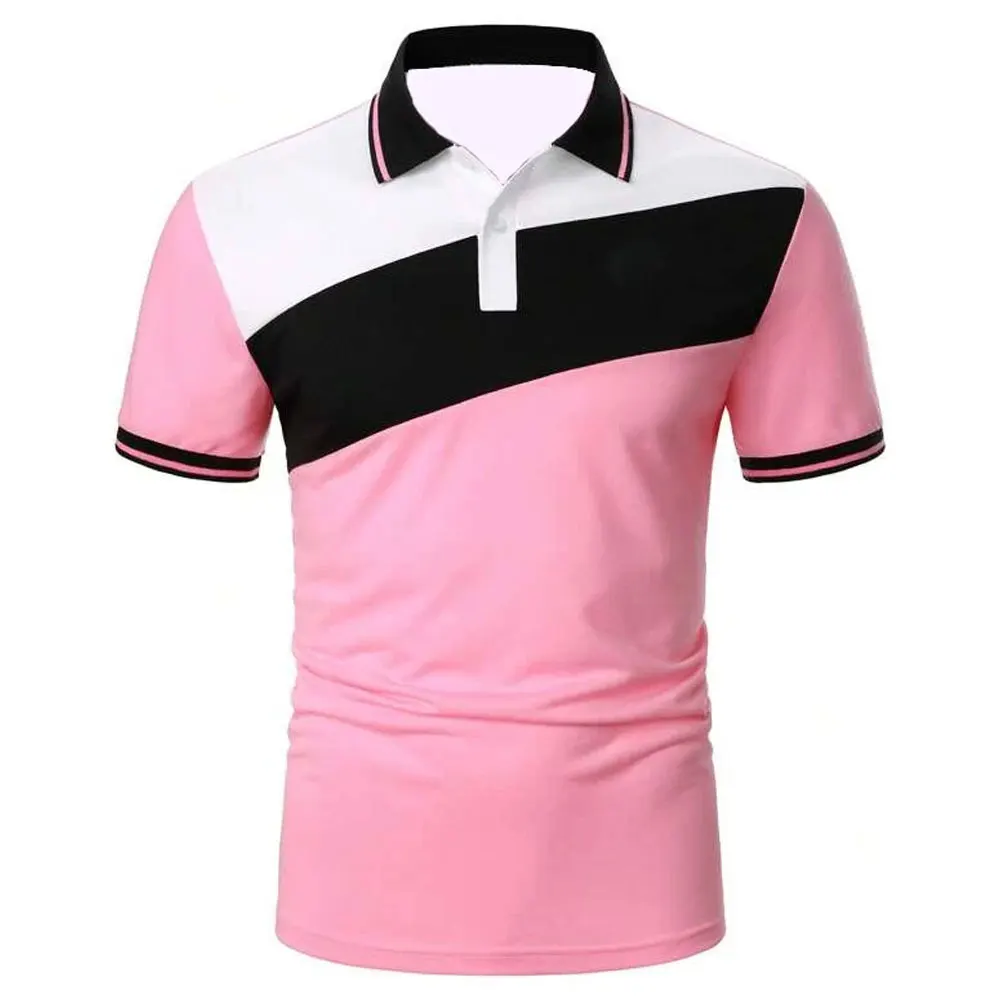 Cotton Wholesale Oem Custom Polo Shirt Men Logo Printing Cotton Plus Size Short Sleeve Plain Work Golf Polo Shirt