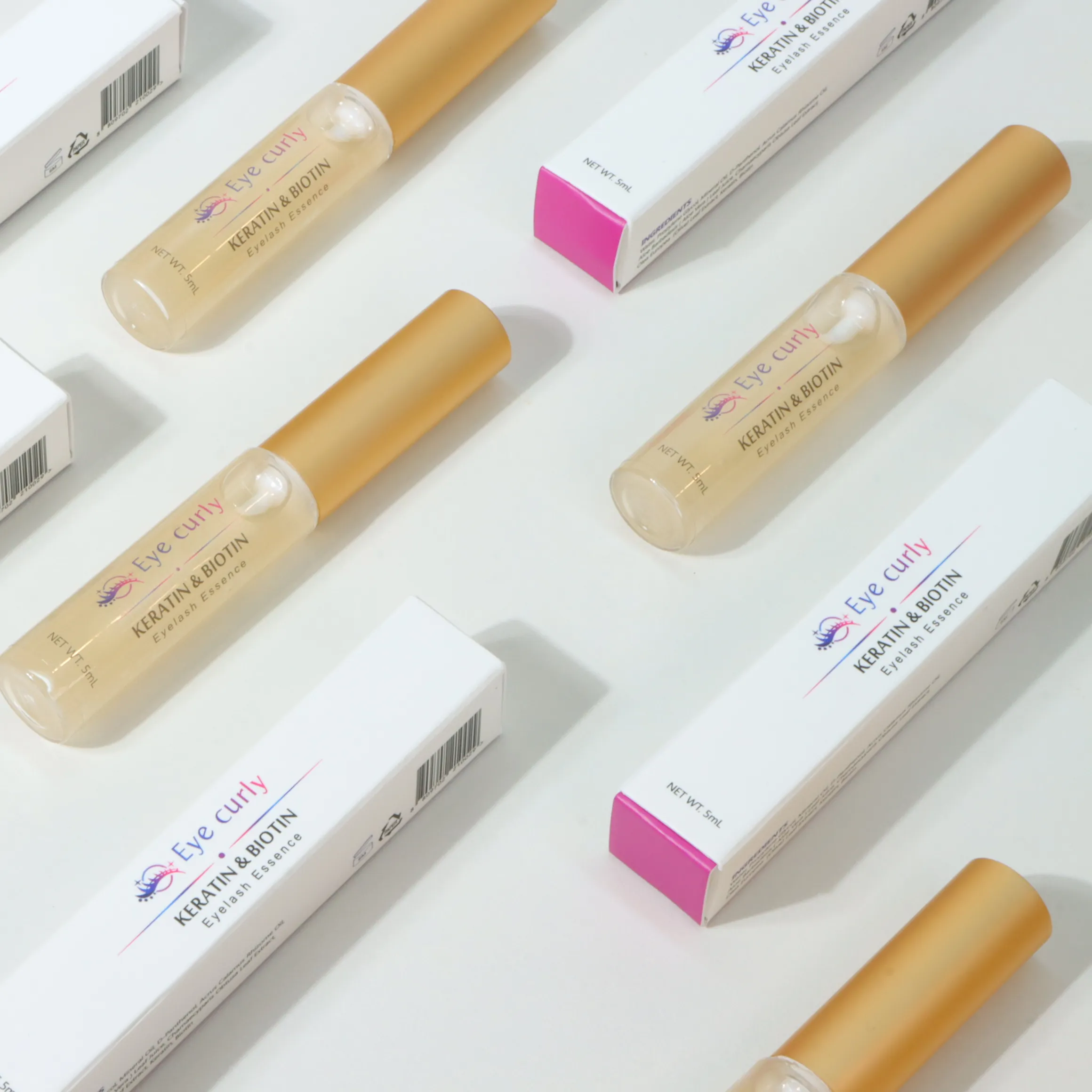 GMP ISO22716 KFDA High Quality Eyelash Enhancer Serum Korea 5ml Liquid Lady's Beauty Cosmetics Makeup Eyelash Grow Longer