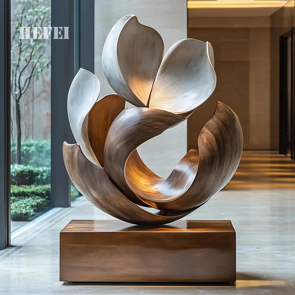 Metal Art Sculptures for Hotel/Restaurant/Office - Abstract Large Decor - Customizable