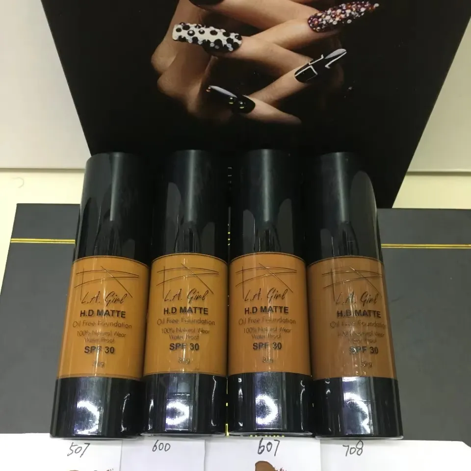 Natural Cosmetics Manufacturers Custom Oem 4 Colors Long Lasting Waterproof Natural Concealer Face Makeup Liquid Foundation