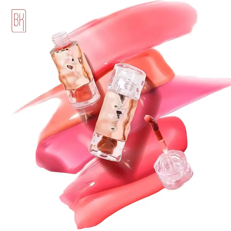 BUTYKISS Cosmetics Waterproof Matte Liquid Lipstick Transparent Lens Non-Stick Cup Bare Face Brightening Mineral Lip Gloss