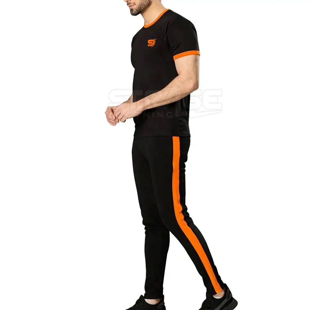 Men's Summer Tracksuit Casual Solid Pattern Lightweight Eco-Friendly Breathable Quick Dry Customizable Professional Outdoor