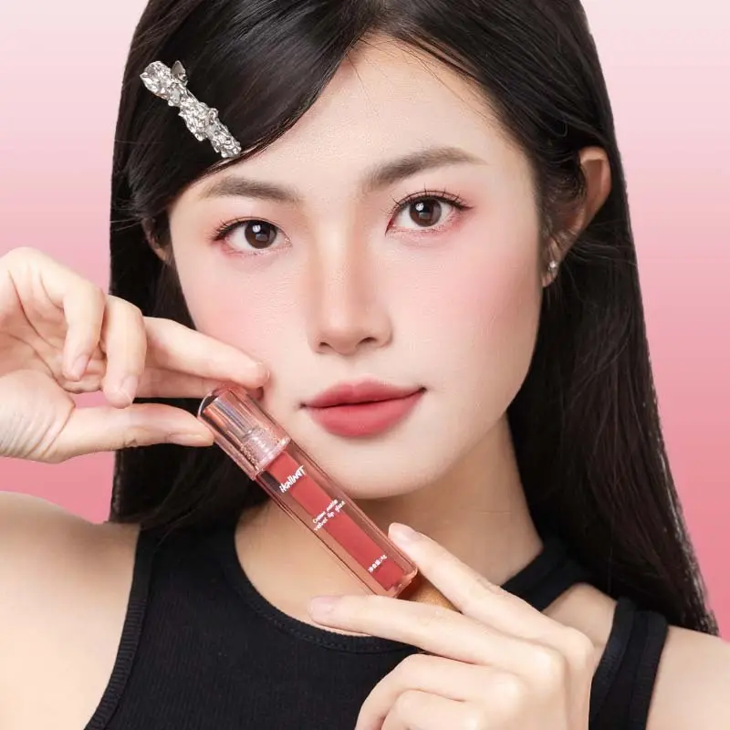 Factory Manufacturers Long Lasting Smooth Vegan Velvet Fashion Color Transprante Tube No Stick Cup Waterproof Matte Lipstick