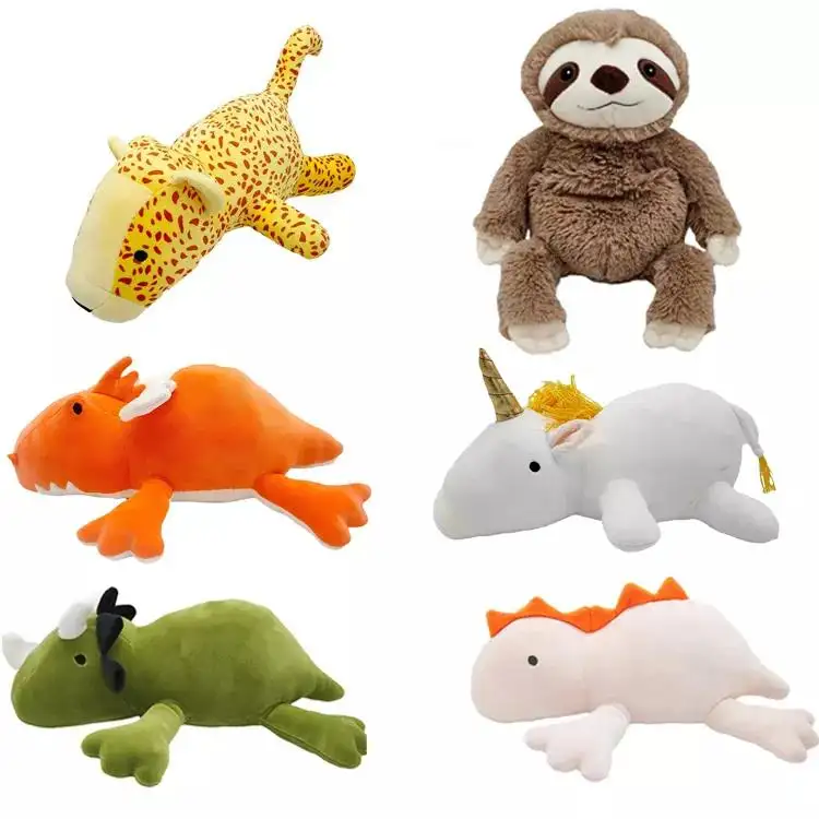 Custom Relieve Anxiety Dinosaur Animals Stuffed Toys Oem/Odm Weighted Plush Toy for Boys Girls Kids
