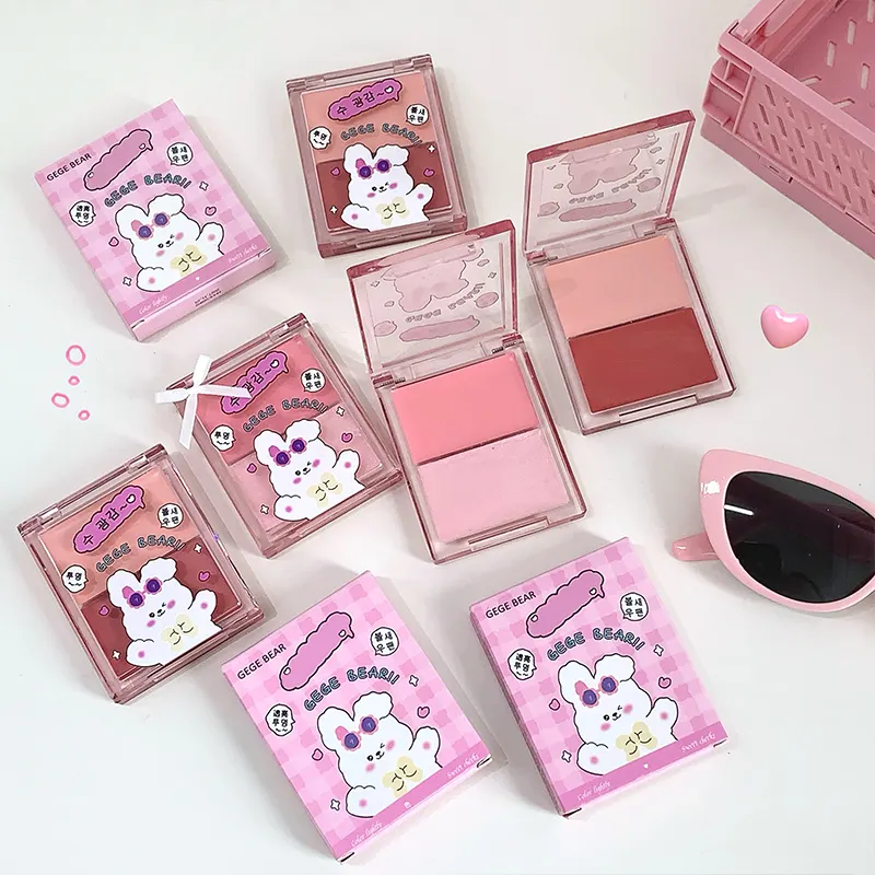 Gege Bear Custom Cosmetics New Cute Jelly Blush with Mineral Ingredients Private Label Face Support