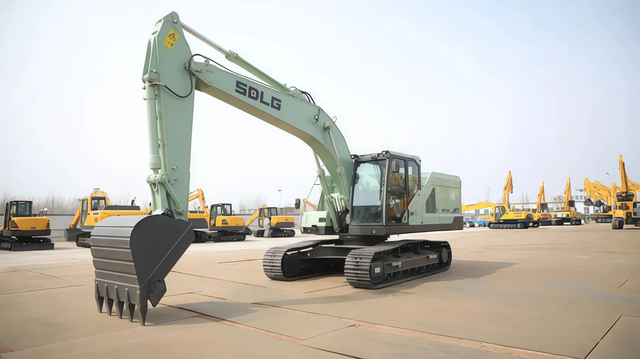 Best Selling Sdlg E6225HEV Crawler Excavator with Hammer EXW Price for Sale Hot Sale