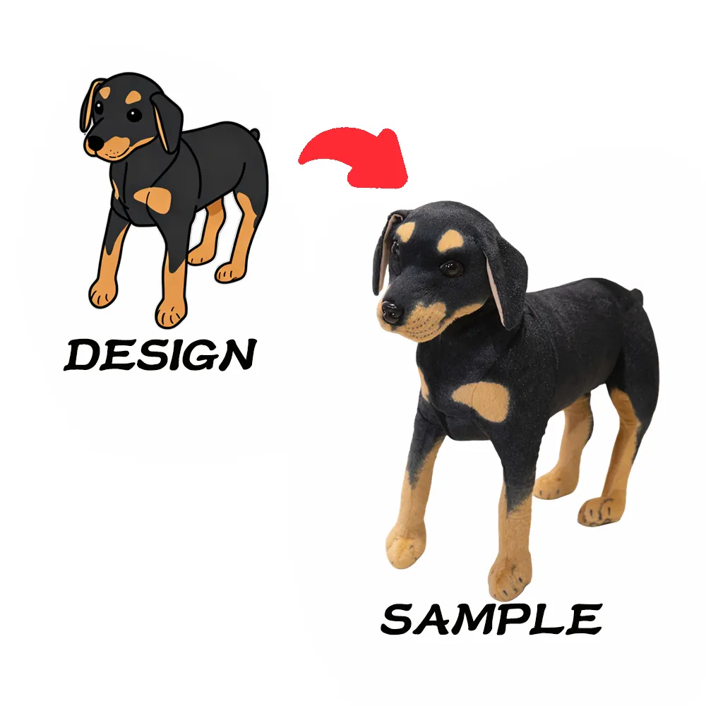 Custom Super Soft Plush Toy Dog Creative Simulation Shiba Inu Puppy Doll Children's Companion Gift Stuffed Animal Stress Relief