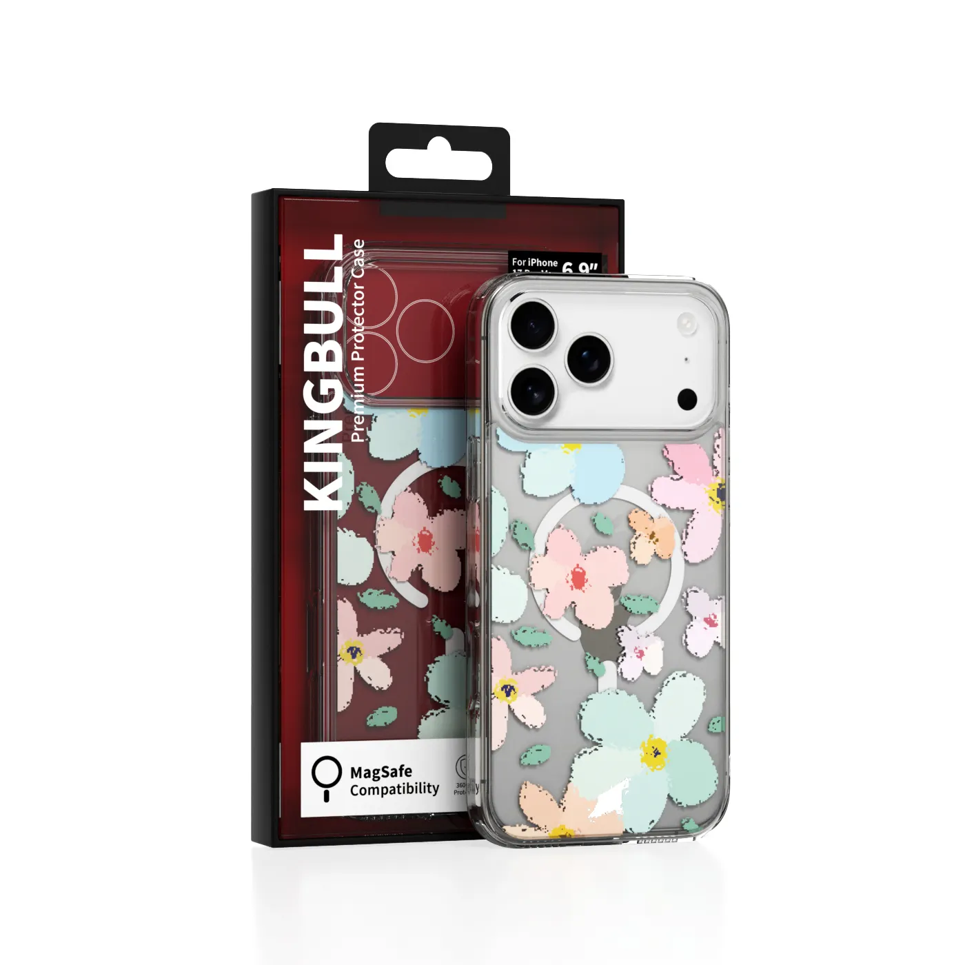 High-Tech Circuit Board Patterned Transparent Magnetic Case for 17 Pro/Pro Max Simple Easy 360 Protection Mobile Phone