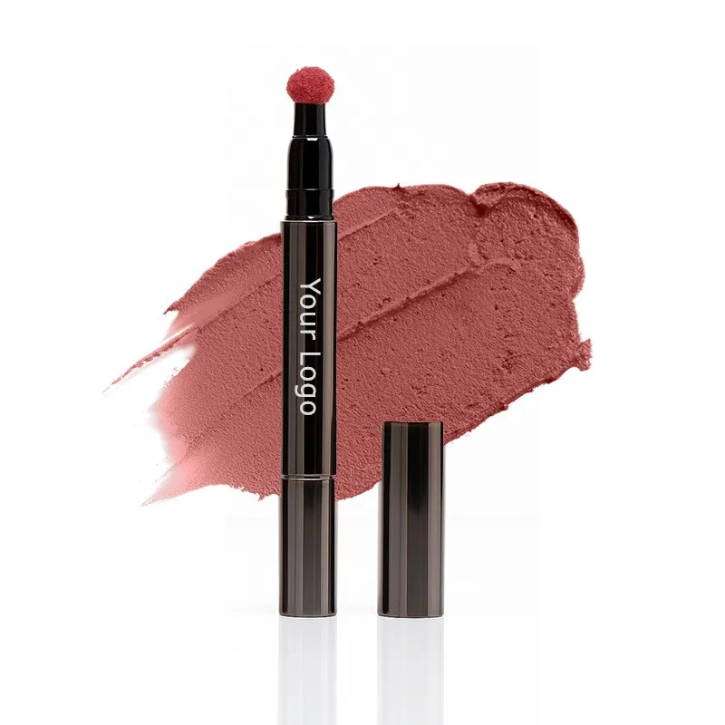 High-Pigment Mineral Makeup Custom Logo Private Label Lip Mud Travel Size ODM Supply for Face and Lip Use