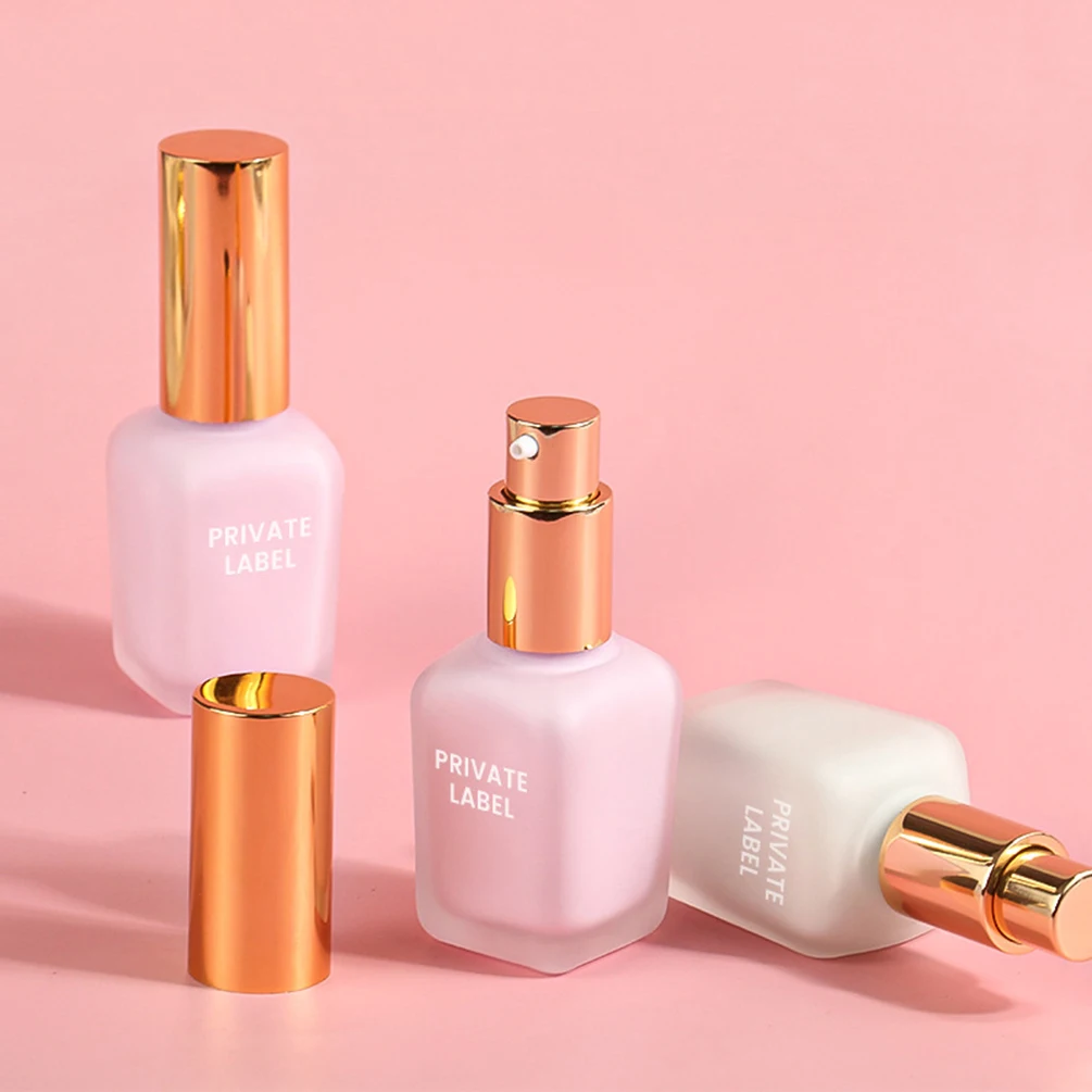 Private Label Pre Makeup Lotion Full Coverage Long Lasting Moist Brighten SPF35 Lightweight Cosmetic Custom Logo Wholesale Vegan