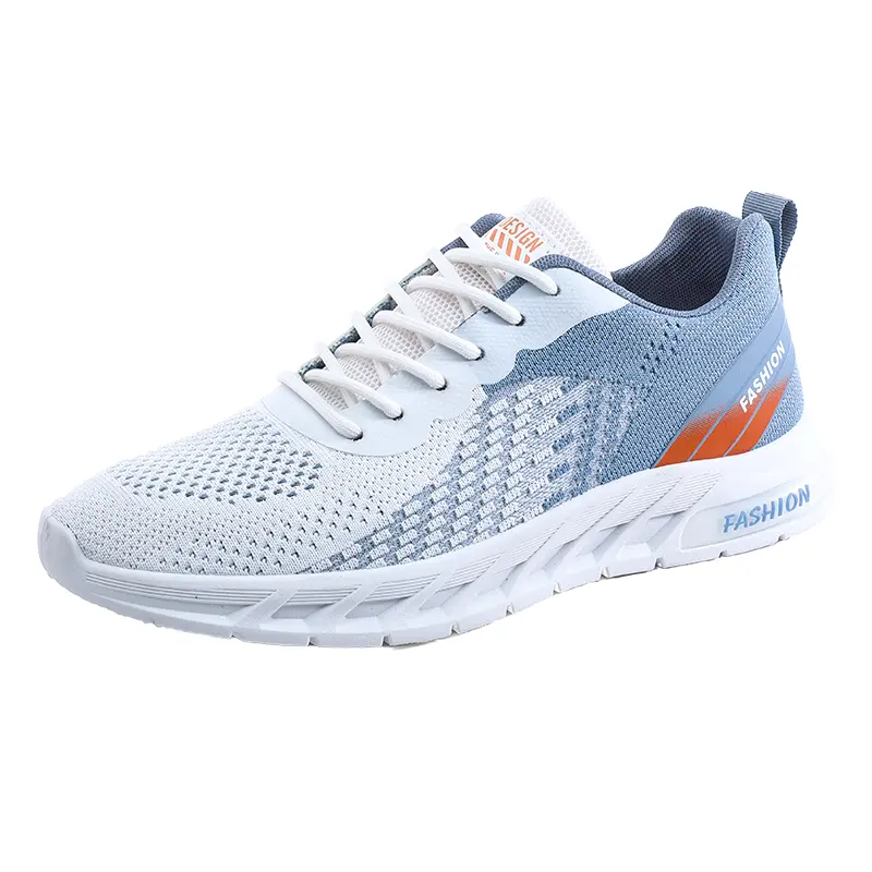 Factory Wholesale Shock-absorbing Mesh Breathable Sports Shoes Running Shoes Men