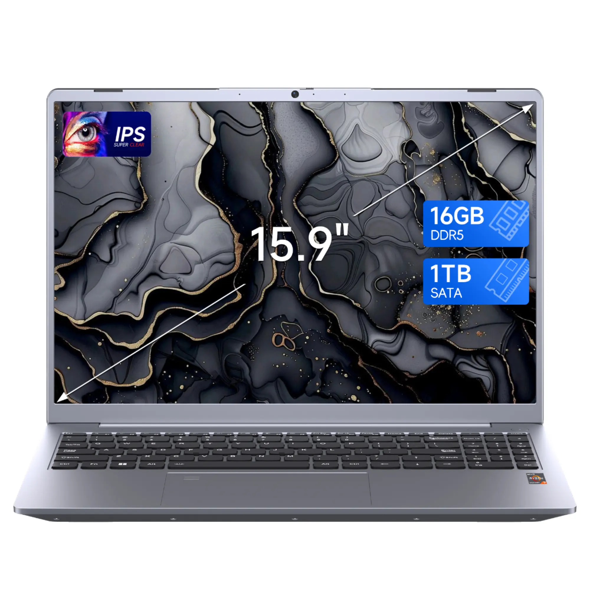Laptop 15.6" AMD Ryzen 7 Octa Core 256GB SSD 16GB RAM 2K FHD Business Series Brand New Laptop