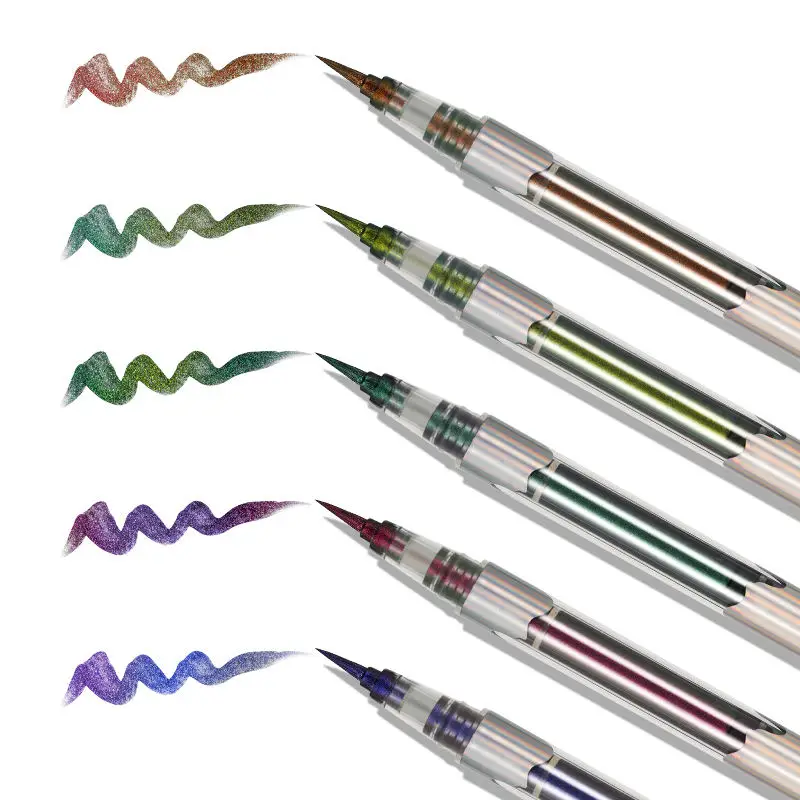 Vegan Waterproof Eyeliner Pencil Custom Logo Private Label Colored Long Lasting Smudge Proof Makeup Eyeliner for All Skin Types