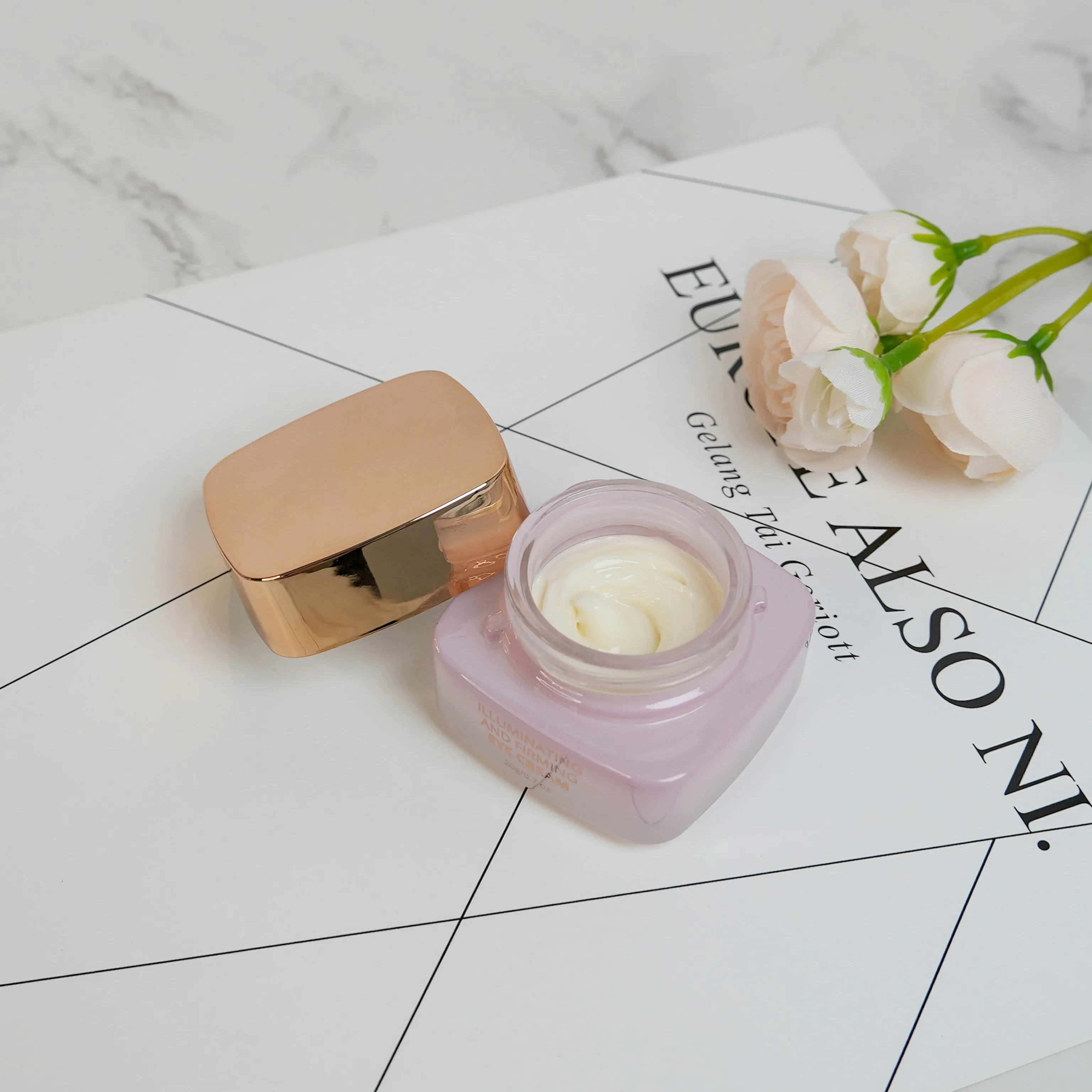 Collagen Peptides Skin Care Cream Moisturizing Firming Eye Cream Private Label Eye Cream for Dark Circles Fine Lines Removal