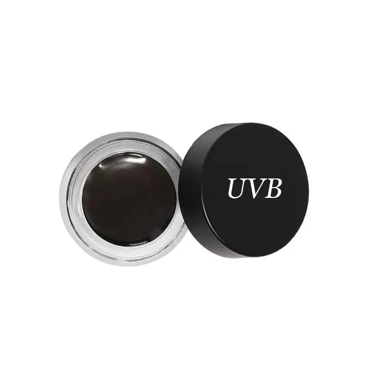 Customized Makeup 2 in 1 Cream Eyebrow Eyeliner Lasting Tinted Eye Brow Enhancers Eyeliner Gel With Brush OEM