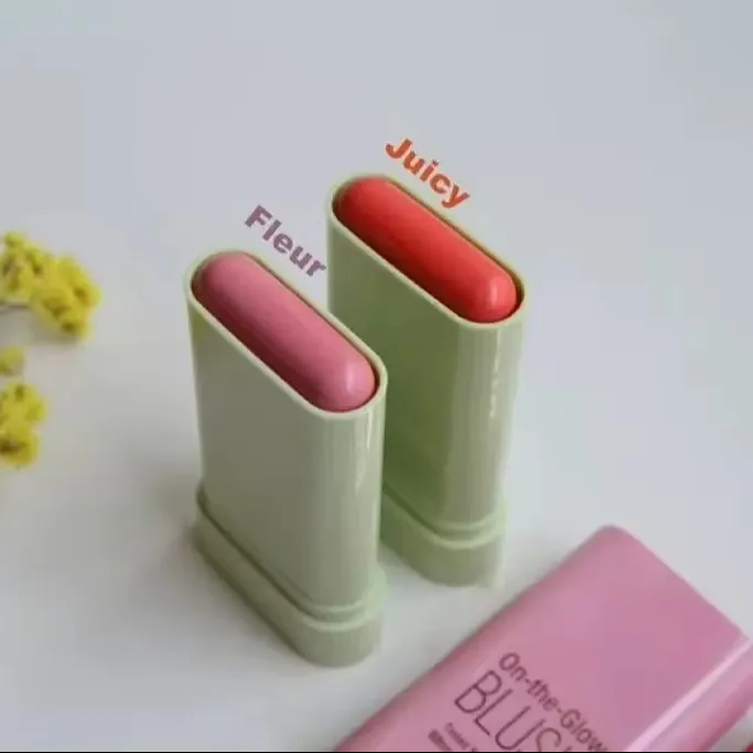 Manufacturer Wholesale Vegan Mineral Waterproof Powder Blush 3-Color Cheek Lip Multi-Use Cosmetic Moisturizing Long-Lasting Skin